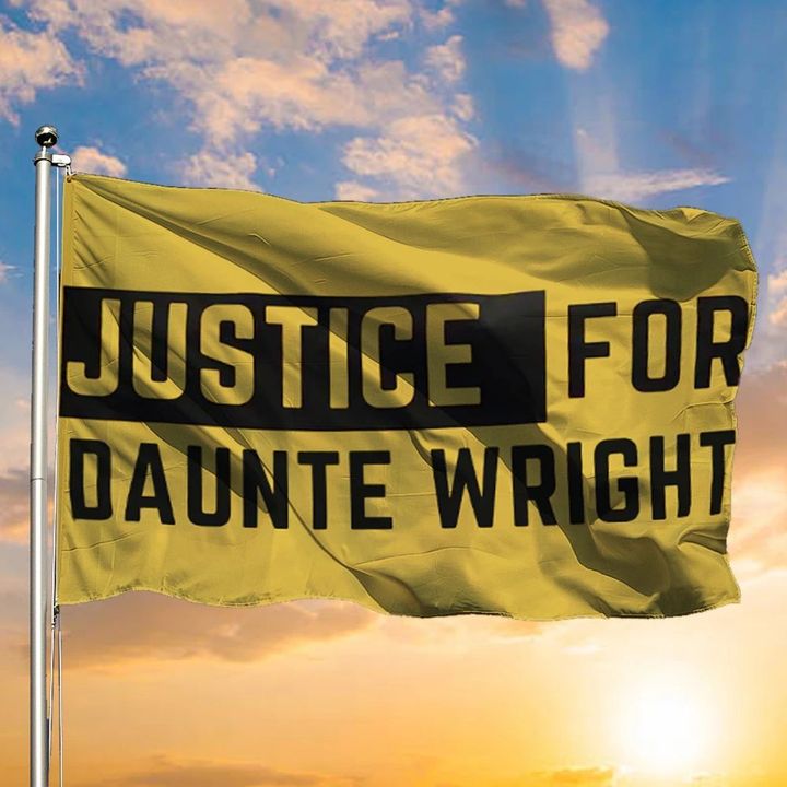 Justice For Duante Wright Flag Black Live Matter Flags