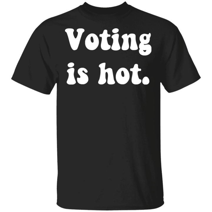 Hailey Bieber Voting Is Hot Shirt Funny Political T-Shirt