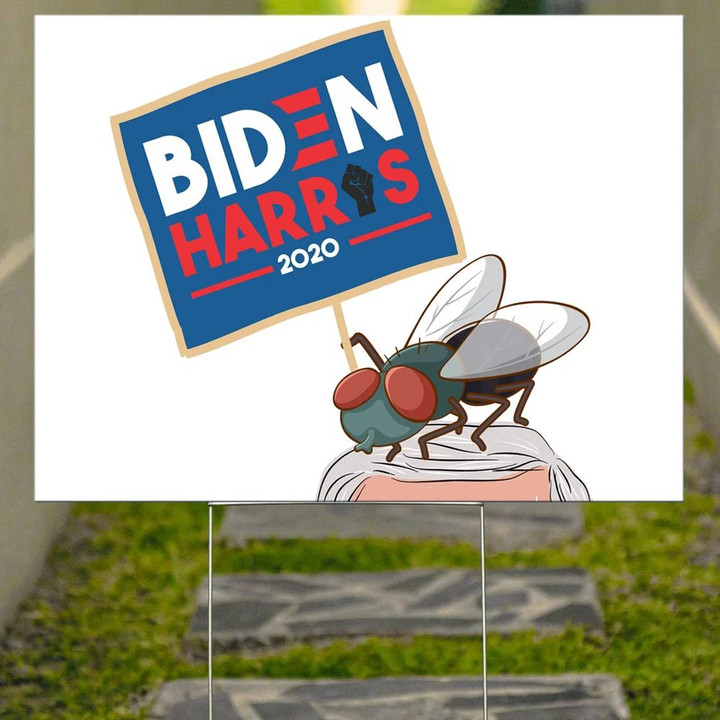 Pence Fly Yard Sign Pretty Fly For A White Guy Yard Sign Vote For Biden Harris 2020