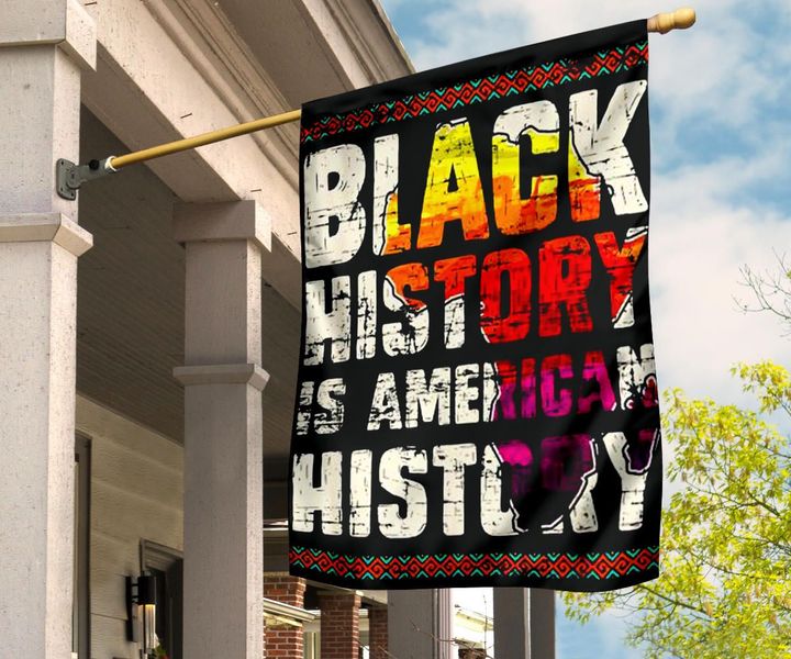 Black History Month Flag Black History Is American History Month 2021 Pride Juneteenth Flag