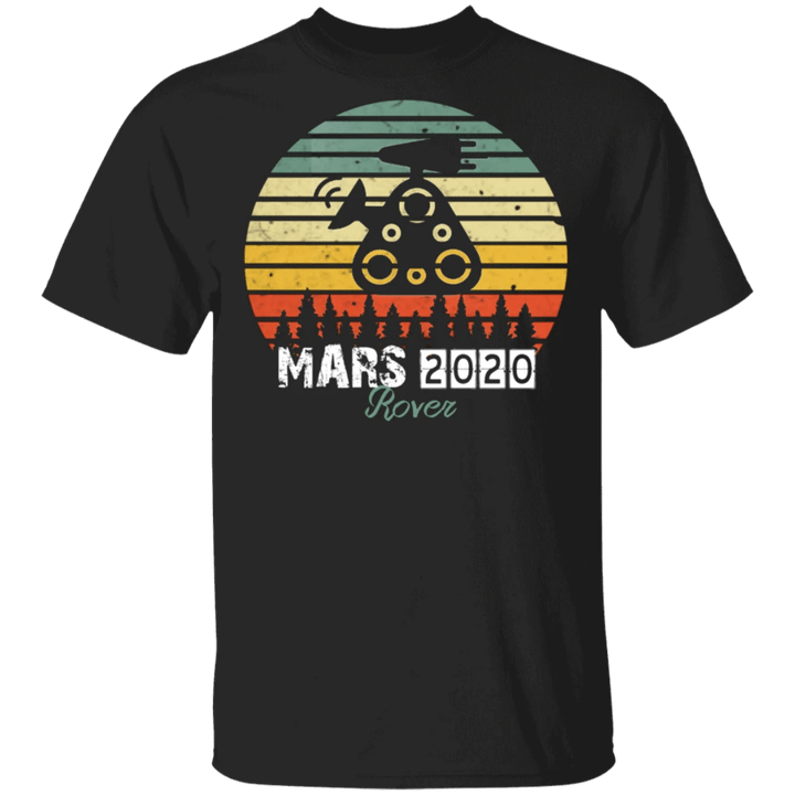 Mars 2020 Shirt Mars Rover 2020 T-Shirt Vintage For Men Women