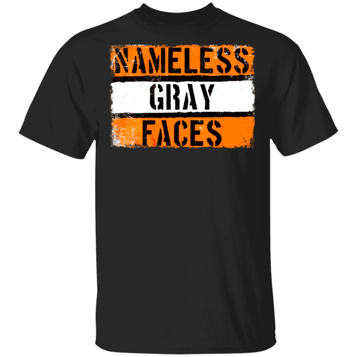 The Browns Is The Browns Shirt Nameless Gray Faces T-Shirt Support Cleveland Browns Football