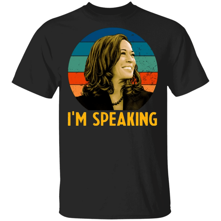 I'm Speaking Kamala T-Shirt Vintage Graphic Tee VP Vice President Debate Kamala Harris Merch