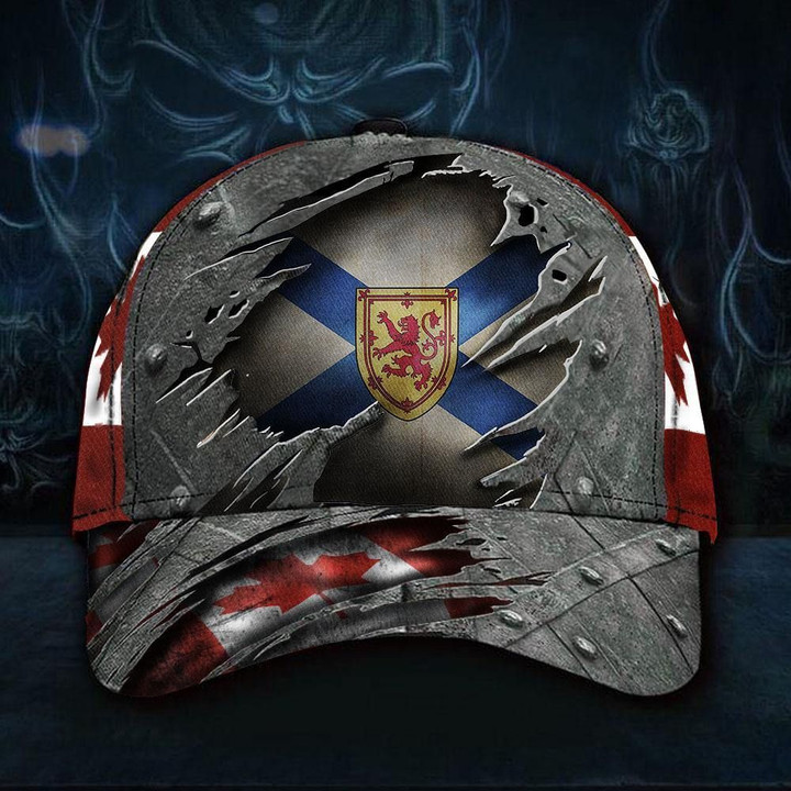 Nova Scotia Province Canada Hat 3D Printed Vintage Old Retro Patriotic Gift For Him - Pfyshop.com