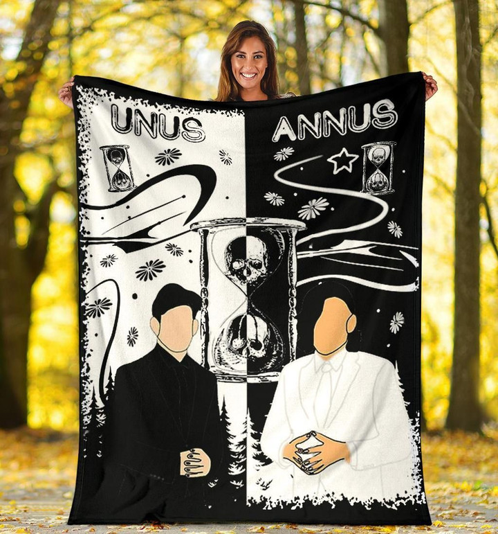 Unus Annus Merch Unus Annus Fleece Blanket Unus Annus Timer Hourglass Merchandise - Pfyshop.com