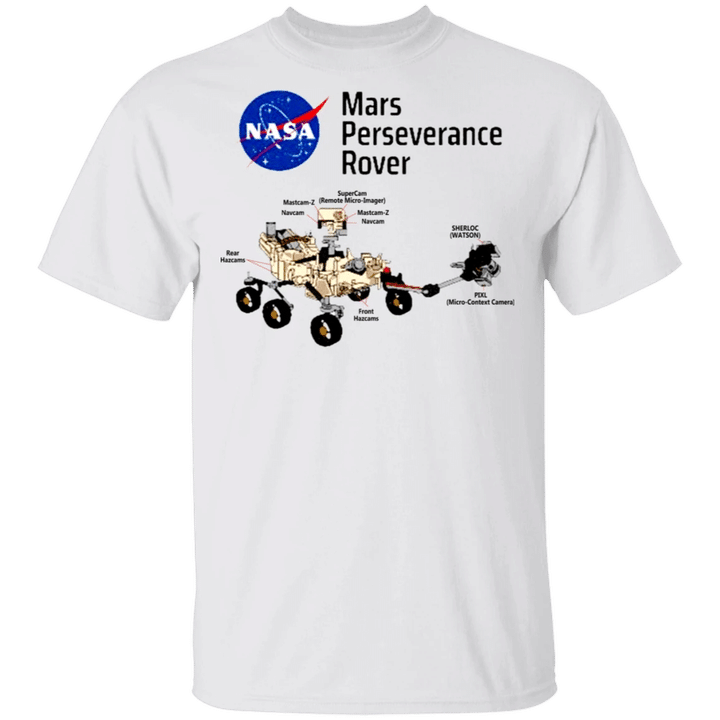 Nasa Mars 2021 T-Shirt Mars 2021 Polo Shirt Nasa Perseverance Rover