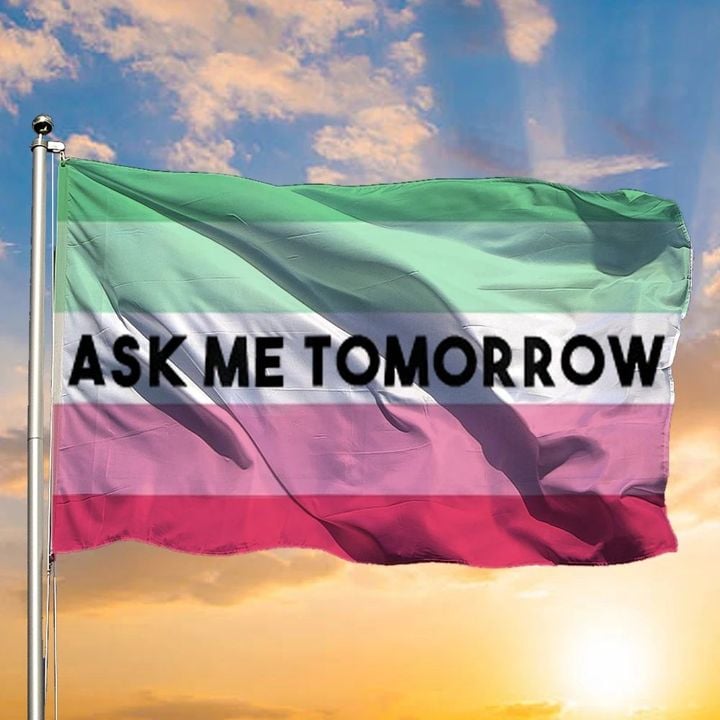 Arbosexual Flag Ask Me Tomorrow Arbosexual Pride Flag LGBT Merch