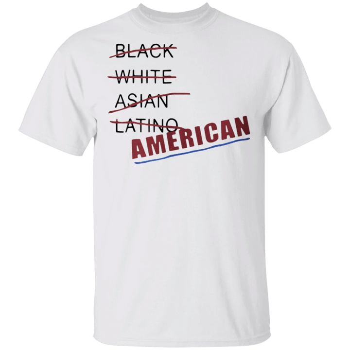 Only American Shirt Anti-racism Black Lives Matter Stop Asian Hate T-shirt