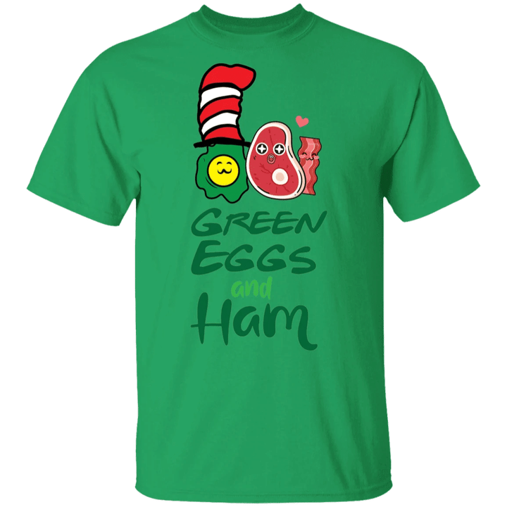 Green Eggs And Ham Shirt Cat In The Hat Dr Seuss Teacher Shirt Gift - Pfyshop.com
