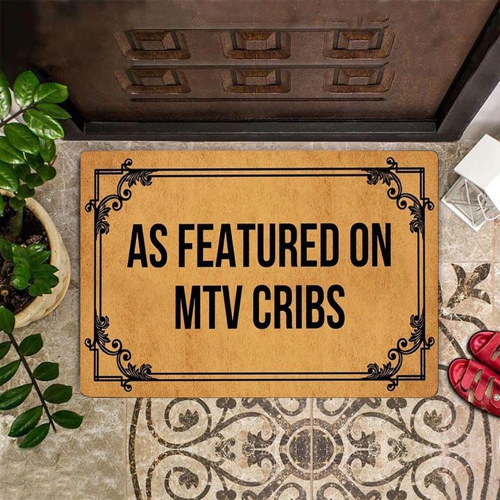 As Featured On MTV Cribs Doormat Entrance Mat For Front Door Indoor Outdoor Gift