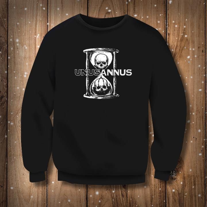 Hourglass Unus Annus Sweatshirt Skull Hourglass Basic Sweater Winter Gift For Brother - Pfyshop.com