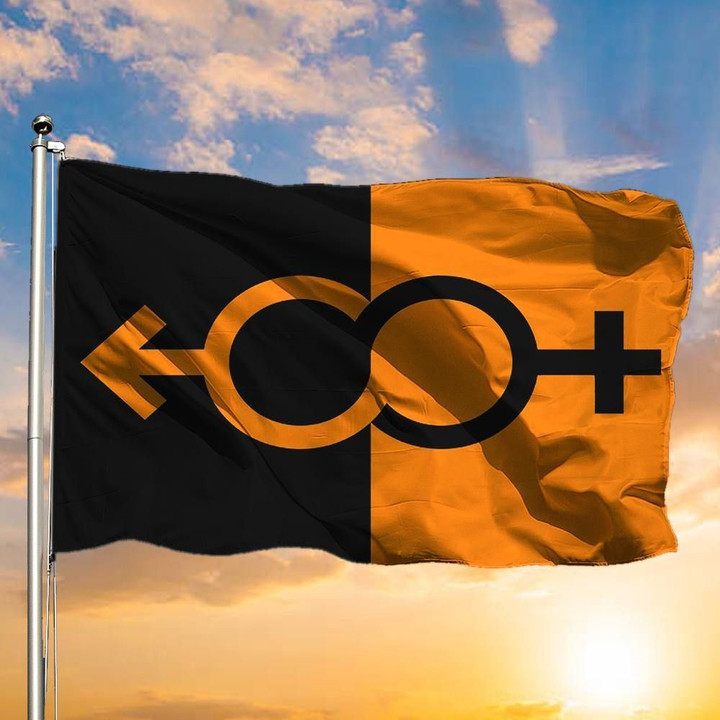 Super Straight Flag Black And Orange Flags Super Straight Movement Flag Inside Outside Decor