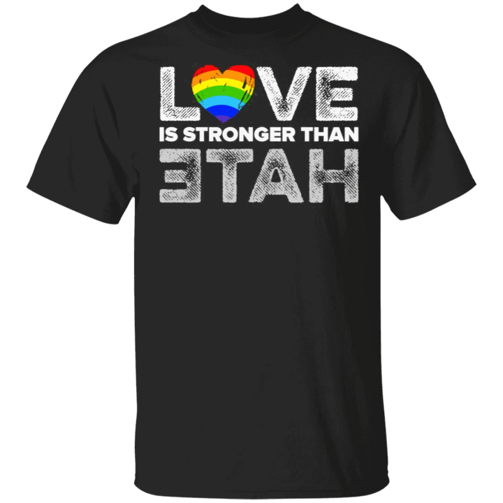 Love Greater Than Hate Shirt Love Is Greater Than Hate Love LGBT T-Shirt Gift