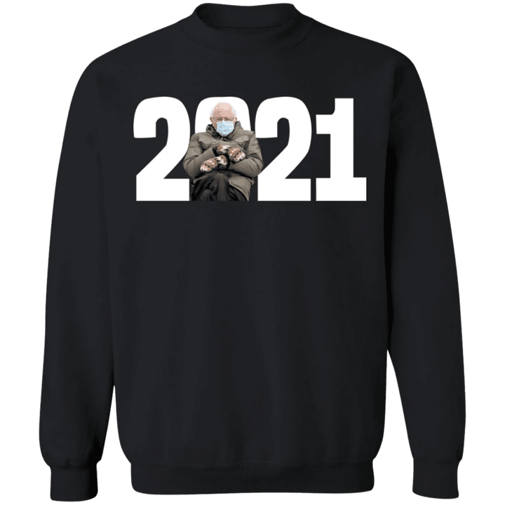 Bernie Sanders Meme Sweatshirt Bernie Inauguration 2021 Sweatshirt Mittens Meme Merch