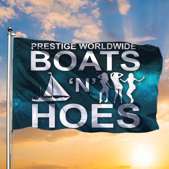 Prestige Worldwide Boats And Hoes Flag Boats'n Hoes Sexy Girl Ladies Flag Front Yard Decor
