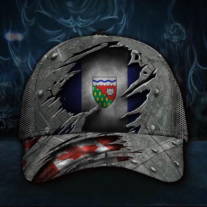 Northwest Territories 3D Hat Canada Flag Vintage Cap Gift For Him Canadian