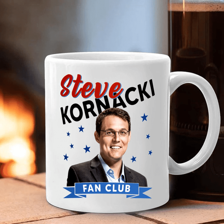 Steve Kornacki Fan Club Mug Steve Kornacki Political Coffee Mug Gift Idea