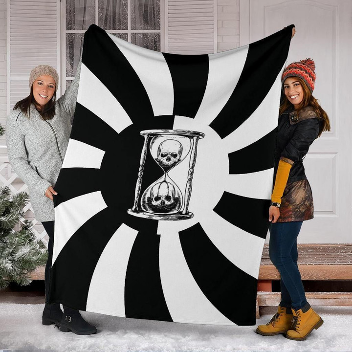 Unus Annus Blanket Black & White Hypnosis Spiral Gifts Family Presents The Big One Blanket - Pfyshop.com