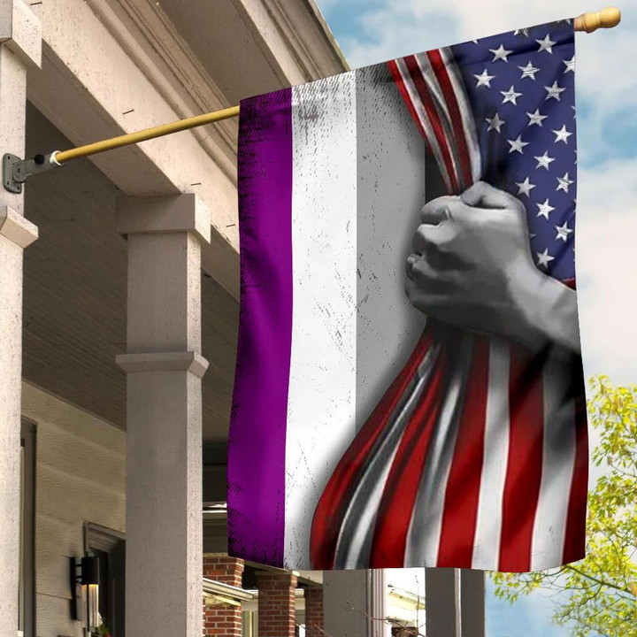 International Asexuality Day Flag Asexual Flag American LGBT Decorsexual Pride Flag LGBT Decor