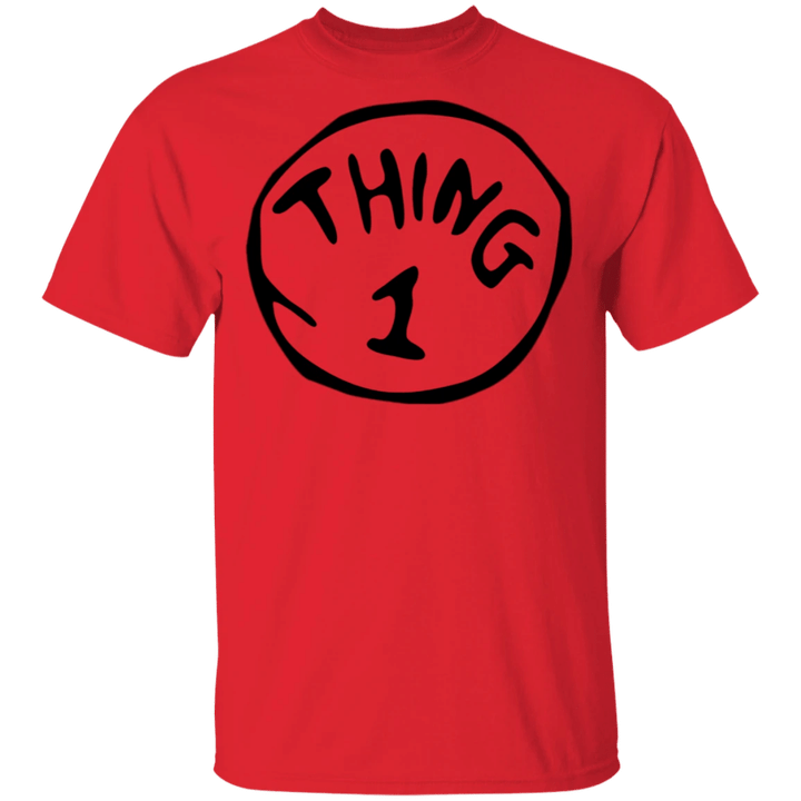 Thing 1 And Thing 2 Shirt Dr Seuss Day Thing One Shirt For Men Women