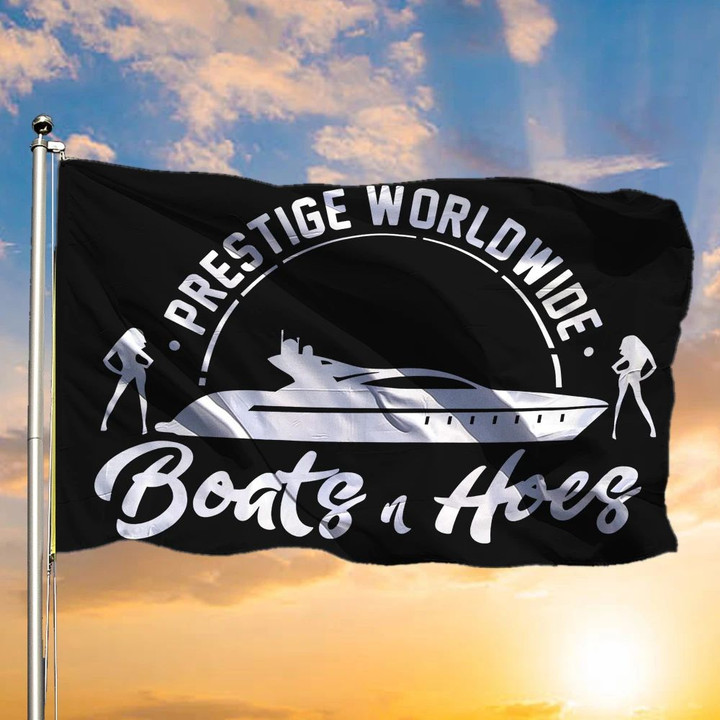 Boats And Hoes Flag Prestige Worldwide Step Brothers Presents Backyard Party Decorations
