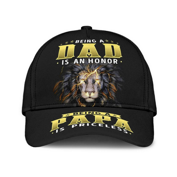 Lion Being A Dad Is An Honor Hat 3D Print Fathers Day Gift Ideas