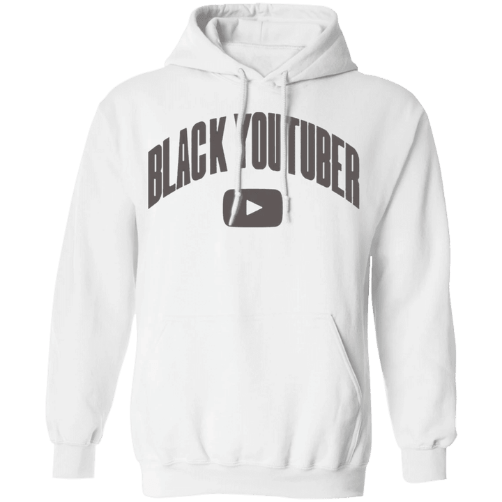 Black Youtuber Hoodie Black Gamer Youtuber Merch