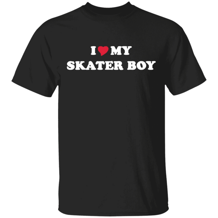 I Love Skater Boy Shirt Graphic Tees Gift For Friends