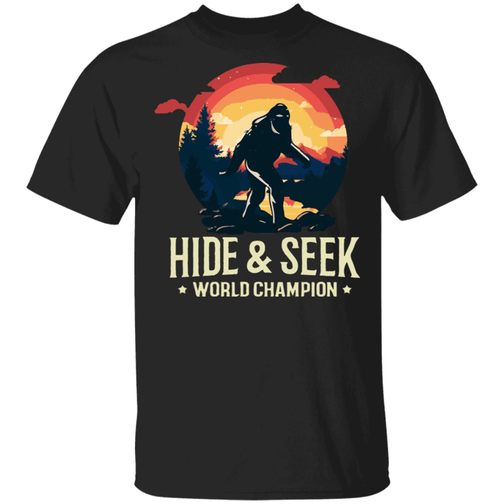 Sidemen Hide And Seek T-Shirt Merch Bigfoot Hide And Seek Champion Shirt