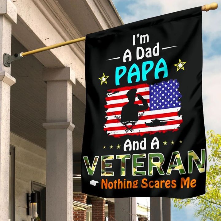 I'm A Dad And A Veteran Flag Proud Dad Veteran Father's Day Gift Ideas 2021