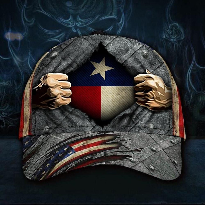 Texas Flag Hat 3D American Flag Texan Cap Vintage Patriotic Texas Ball Cap Men's Gift - Pfyshop.com