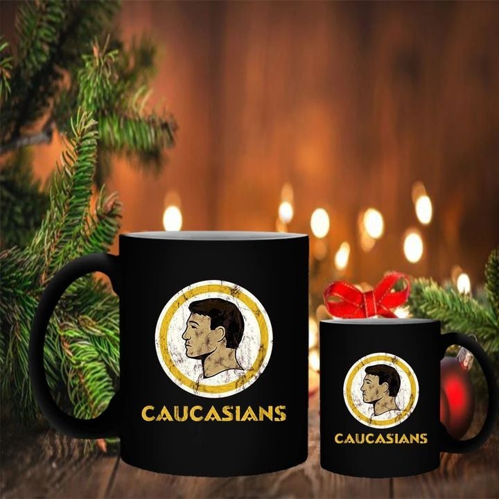 Caucasian Mug Caucasians Pride Vintage Funny Coffee Mug