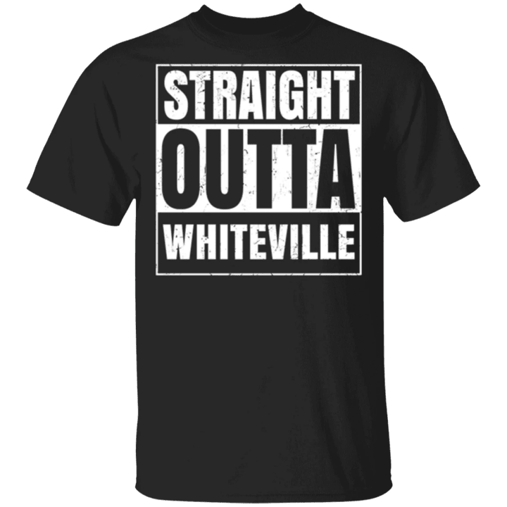 Whiteville T-Shirt Classic Straight Outta Whiteville Shirt Parody North Carolina