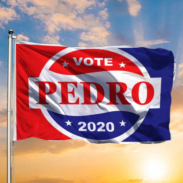 Vote For Pedro Flag Napoleon Dynamite Vote For Pedro Flag Funny Gifts For Fans Porch Decor