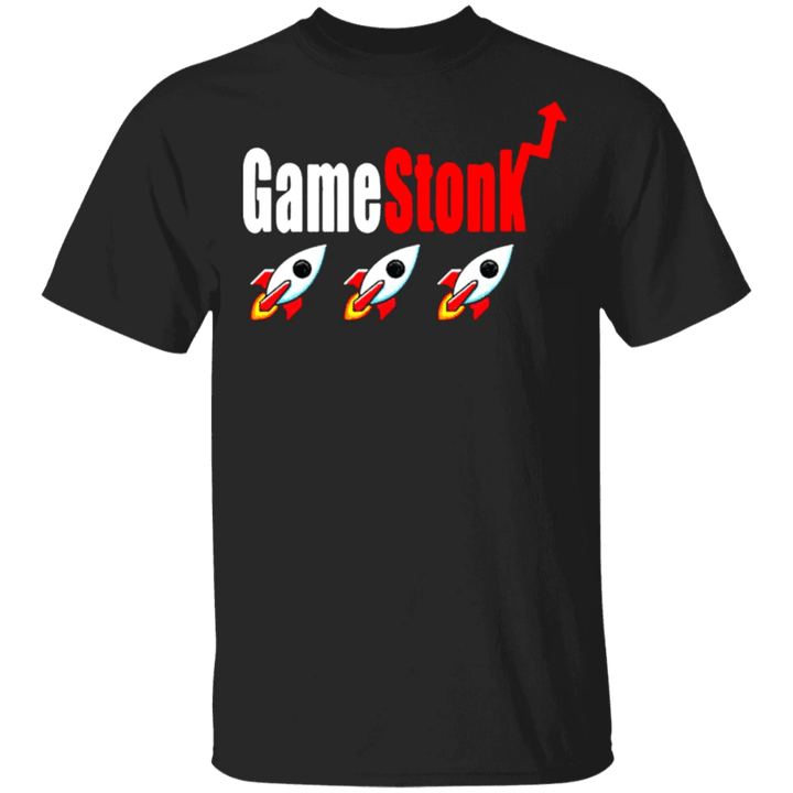 Gamestonk Shirt Wsb Wallstreetbets Gamestop T-Shirt To The Moon Stock Meme