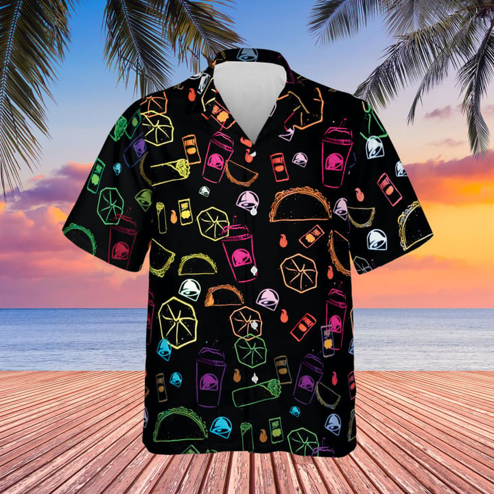 Taco Bell Hawaiian Shirt Cool Summer Shirts For Guys Taco Lover Gifts