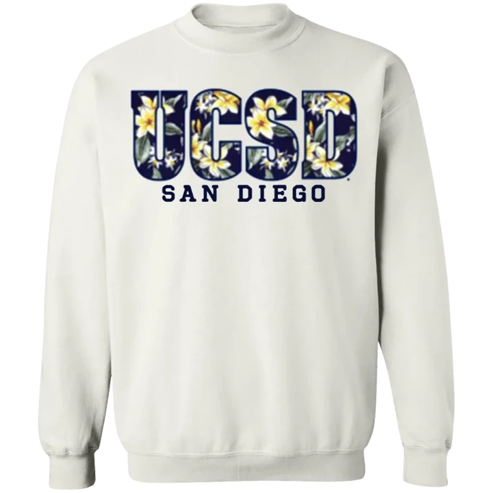 UCSD Sweatshirt National University San Diego Flower Shirt Unisex Gifts For Adults