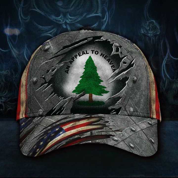 An Appeal To Heaven Hat Pine Tree USA Flag Vintage Cap Unique Patriotic Revolutionary War