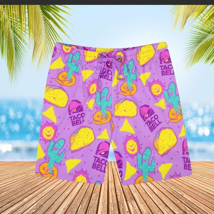 Taco Bell Hawaiian Shorts Best Gift For Friends, Gift For Tacos Lovers
