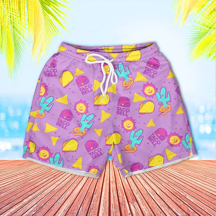 Taco Bell Hawaiian Shorts Boys Family Beach Vacation Shirt Ideas For Little Son