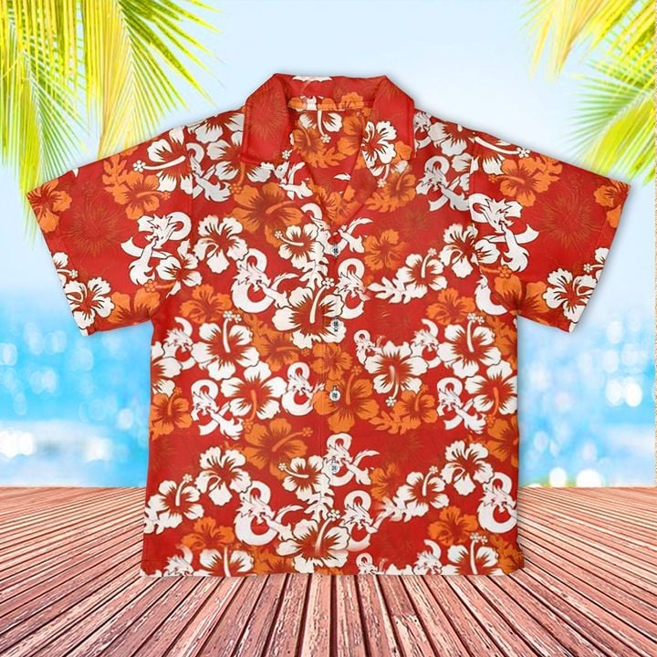 Dungeons & Dragons Kids Hawaiian Shirt DnD Hawaiian Outfit For Boys Little Boy Gift Ideas