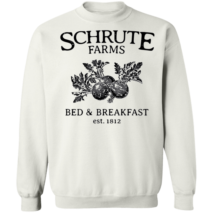 Schrute Farms Bed And Breakfast Sweatshirt Mens Womens Clothing