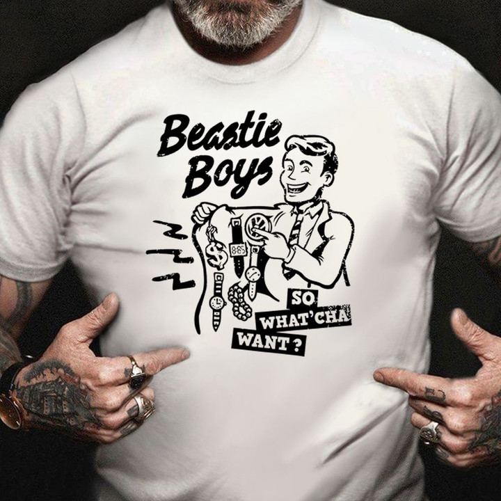 Beastie Boys T-Shirt So What'cha Want Funny Hip Hop Fan Gift Ideas