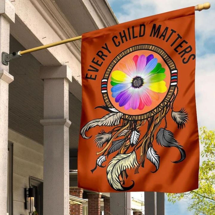 Every Child Matters Flag Honor Residential School Event Orange Shirt Day Flag Front Door Decor