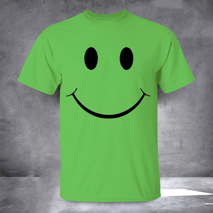 Green Shirt Guy WWE Smiley Face T-Shirt Men Clothing
