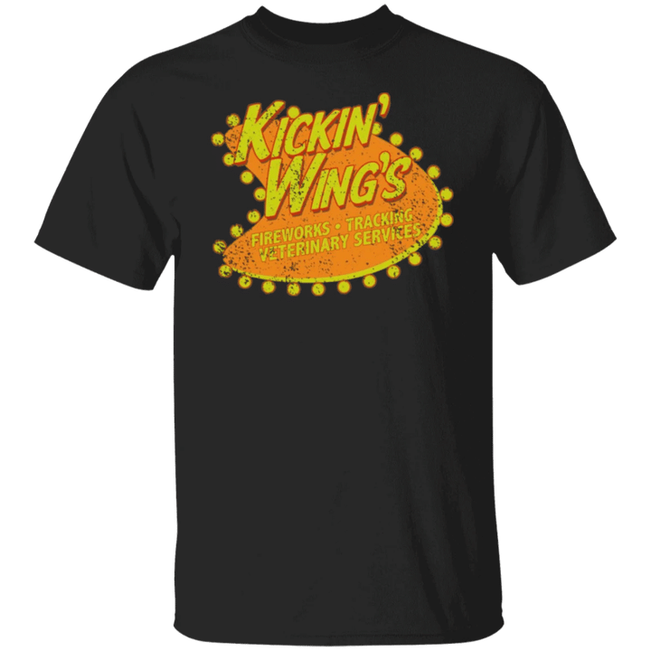 Joe Dirt Fireworks Shirt Kickin Wing's Hilarious T-Shirt Gift Ideas For Movie Lovers