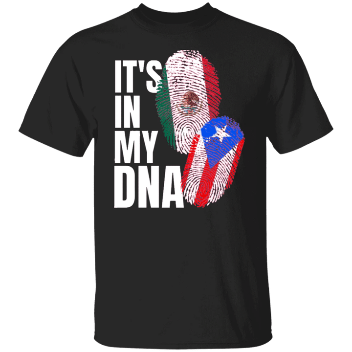 Mexico Shirt It's In My Dna Filipino Mexican Heritage Shirt Patriot Gift For Dad
