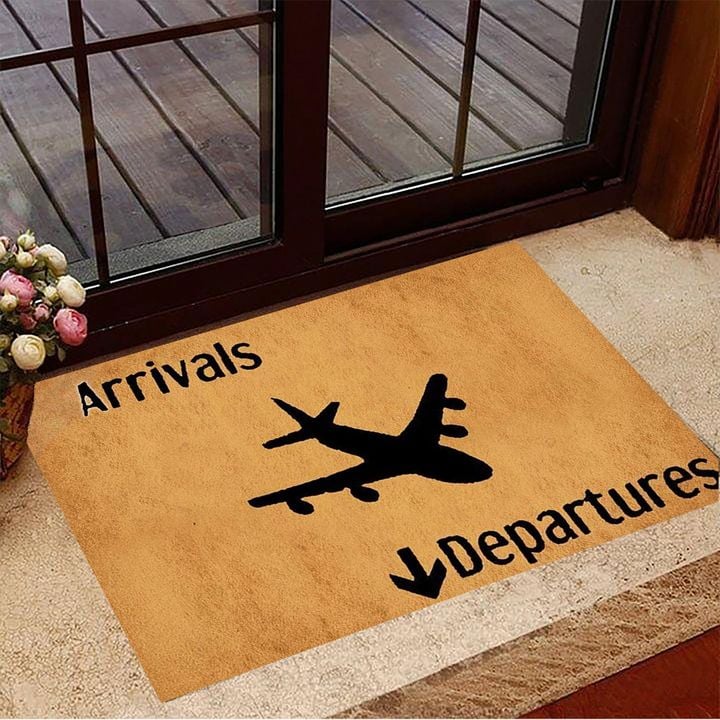 Arrivals Departures Doormat Creative Doormat Ideas For Front Door Hous ...