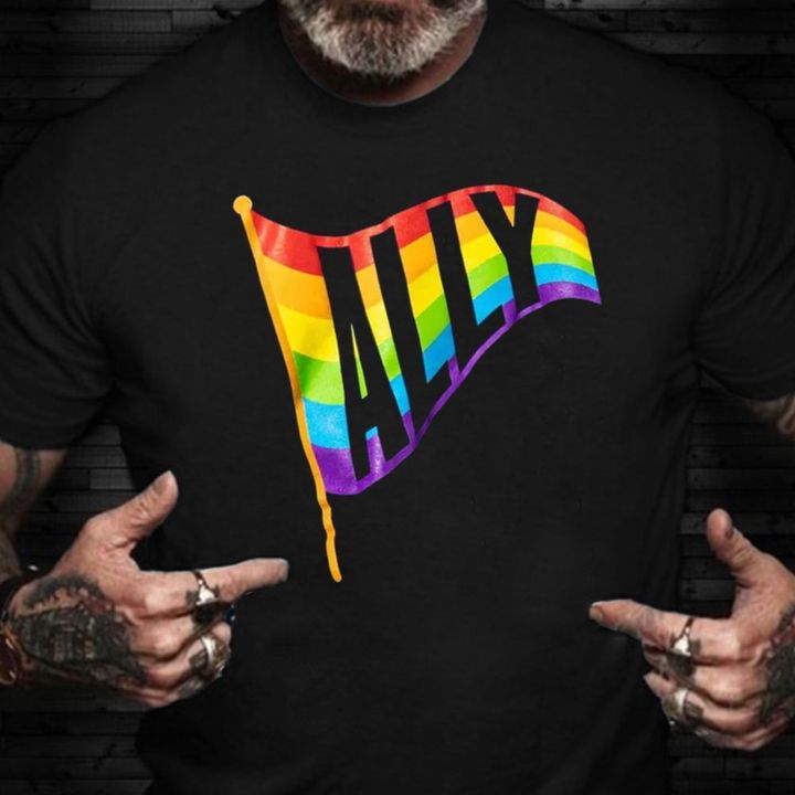 Ally Shirt Ally Flag LGBT Gay Pride Apparel LGBTQ Gifts For Bother