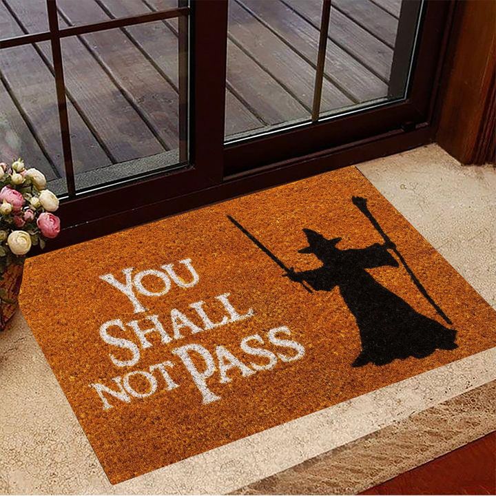 You Shall Not Pass Doormat Funny Welcome Mat Lord Of The Ring Doormat